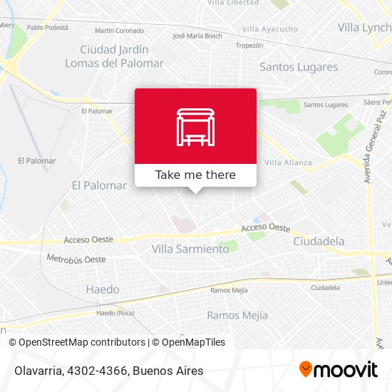 Olavarria, 4302-4366 map