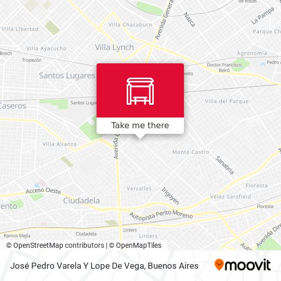Mapa de José Pedro Varela Y Lope De Vega