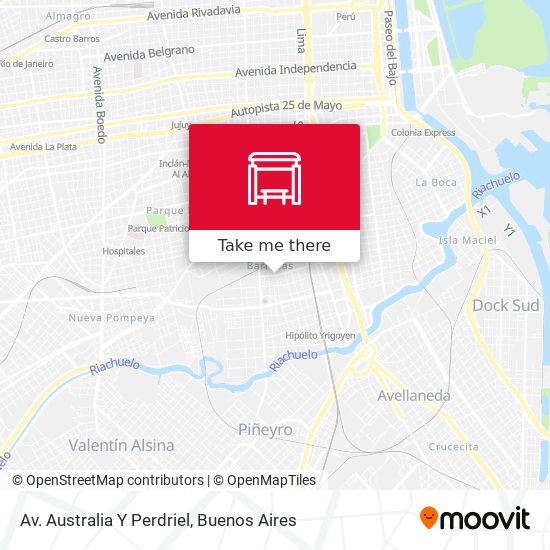 Av. Australia Y Perdriel map