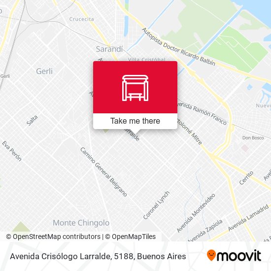 Avenida Crisólogo Larralde, 5188 map