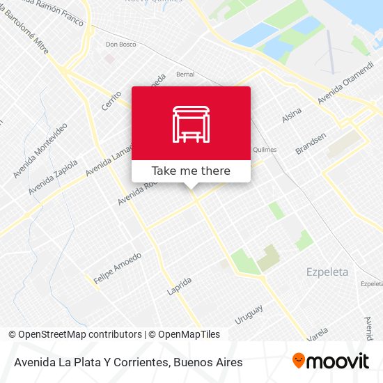 Mapa de Avenida La Plata Y Corrientes