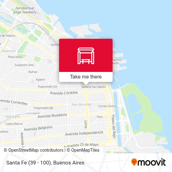 Santa Fe (39 - 100) map