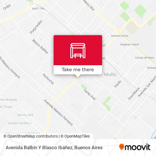 Avenida Balbín Y Blasco Ibáñez map