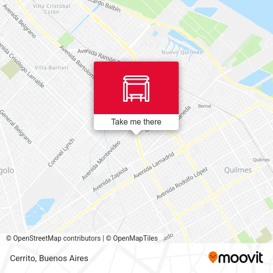 Cerrito map