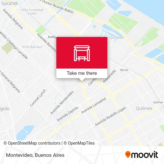 Montevideo map
