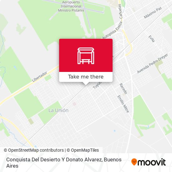 Conquista Del Desierto Y Donato Alvarez map