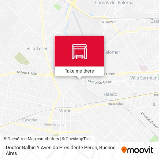 Mapa de Doctor Balbín Y Avenida Presidente Perón