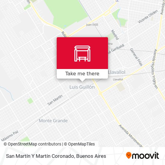 San Martín Y Martín Coronado map
