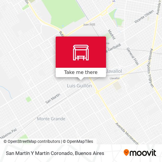 San Martín Y Martín Coronado map