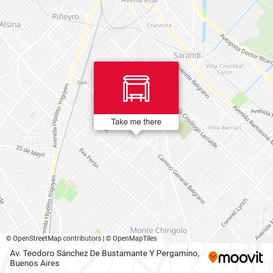Av. Teodoro Sánchez De Bustamante Y Pergamino map