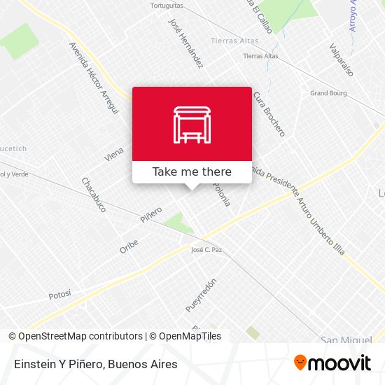 Mapa de Einstein Y Piñero