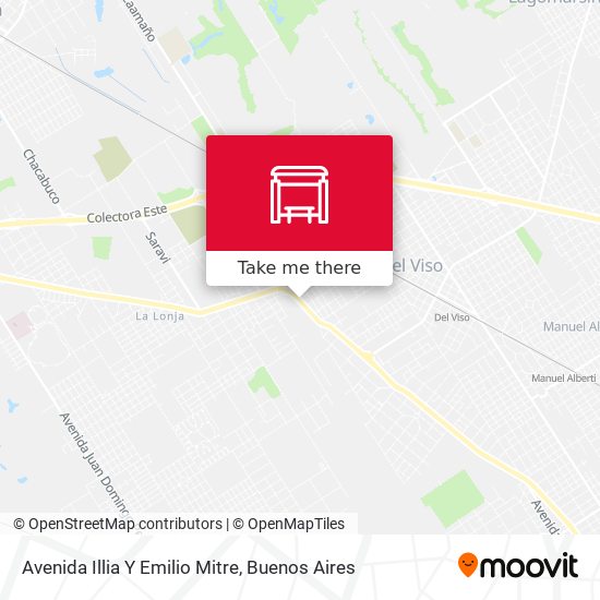 Avenida Illia Y Emilio Mitre map