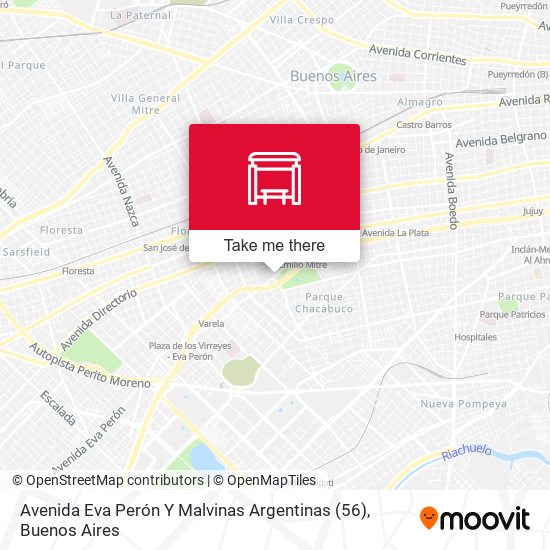 Mapa de Avenida Eva Perón Y Malvinas Argentinas (56)