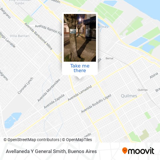 Mapa de Avellaneda Y General Smith