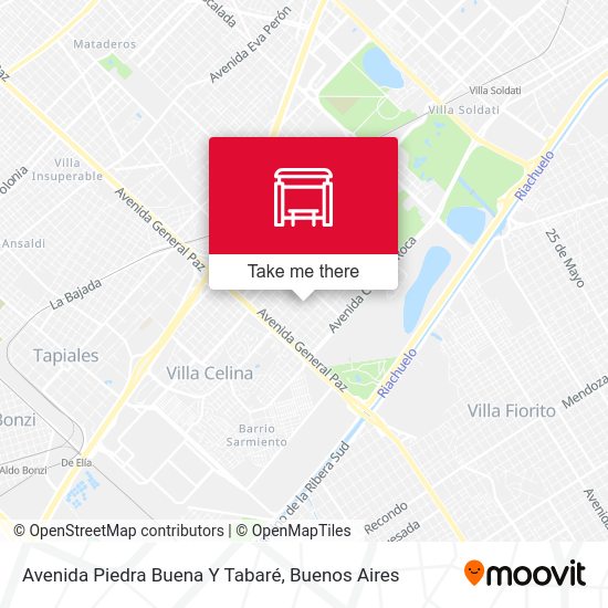 Mapa de Avenida Piedra Buena Y Tabaré