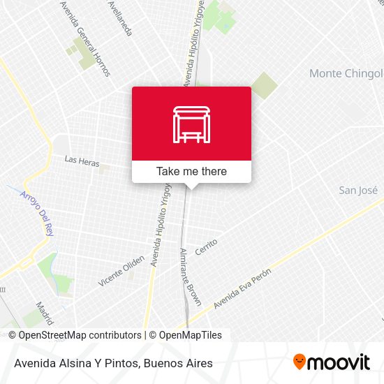 Avenida Alsina Y Pintos map