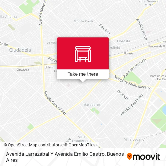 Mapa de Avenida Larrazábal Y Avenida Emilio Castro