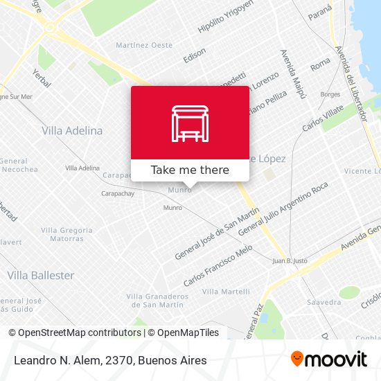 Mapa de Leandro N. Alem, 2370