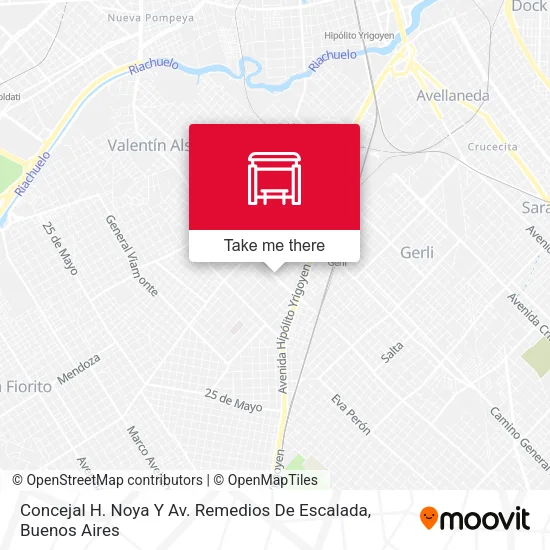 Concejal H. Noya Y Av. Remedios De Escalada map