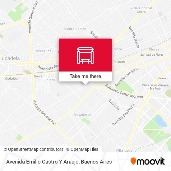 Mapa de Avenida Emilio Castro Y Araujo