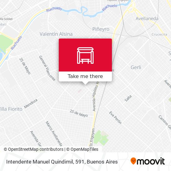 Mapa de Intendente Manuel Quindimil, 591