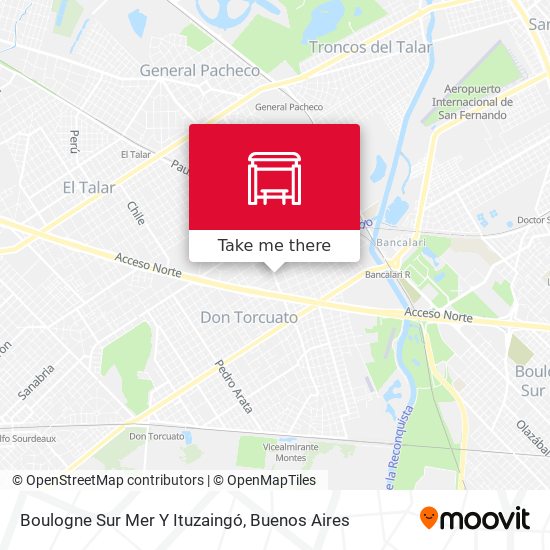 Boulogne Sur Mer Y Ituzaingó map