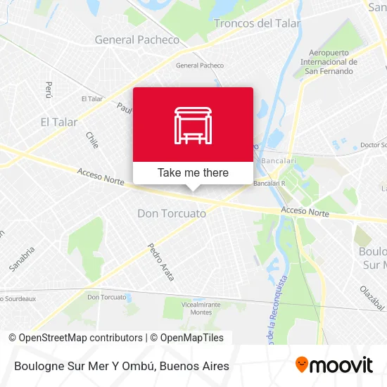 Boulogne Sur Mer Y Ombú map