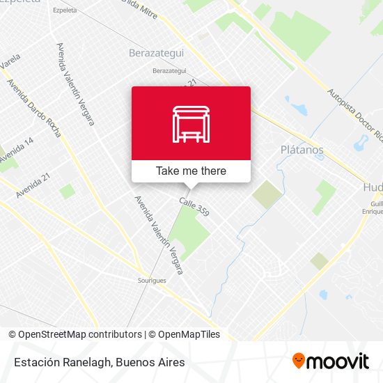 Estación Ranelagh map