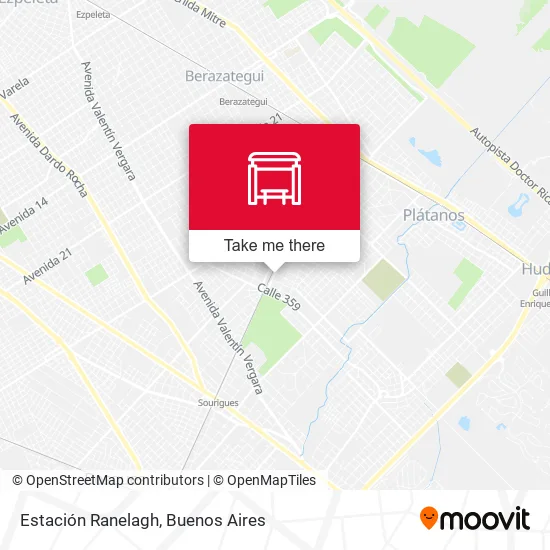 Estación Ranelagh map