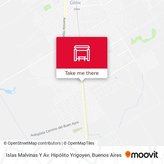 Islas Malvinas Y Av. Hipólito Yrigoyen map