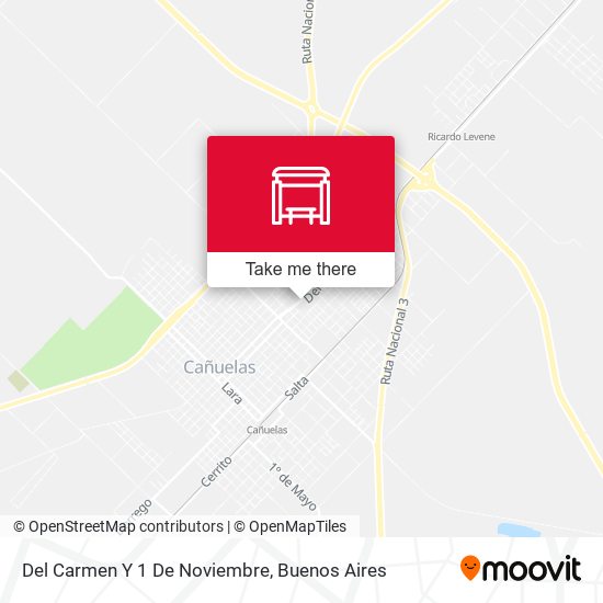 Mapa de Del Carmen Y 1 De Noviembre