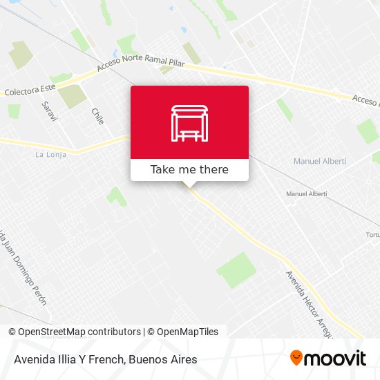 Avenida Illia Y French map