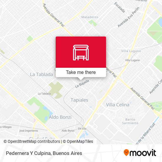 Pedernera Y Culpina map