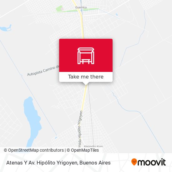 Atenas Y Av. Hipólito Yrigoyen map