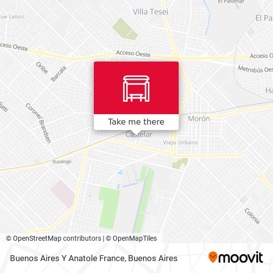 Buenos Aires Y Anatole France map
