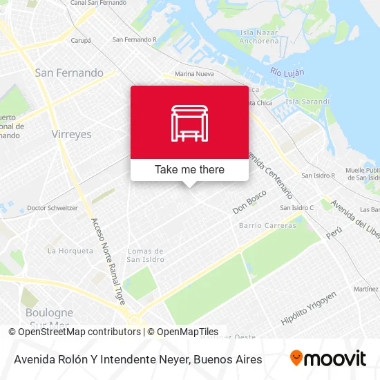 Mapa de Avenida Rolón Y Intendente Neyer