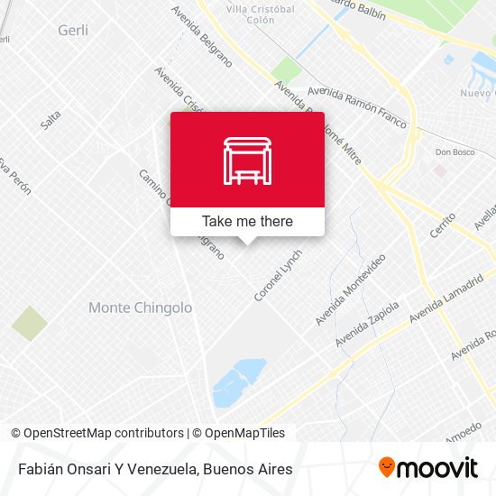 Mapa de Fabián Onsari Y Venezuela