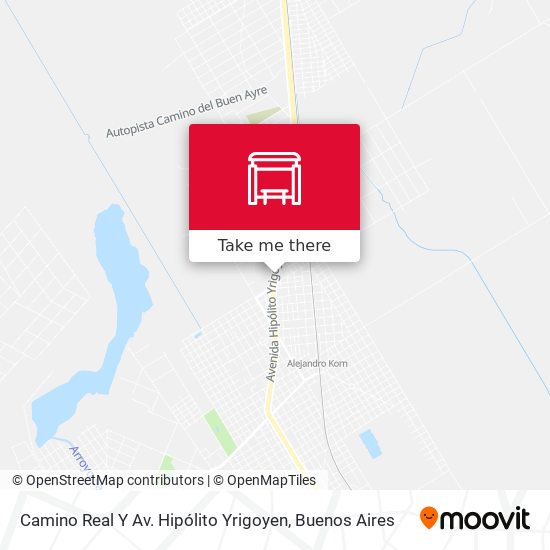 Camino Real Y Av. Hipólito Yrigoyen map