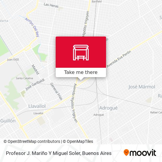 Mapa de Profesor J. Mariño Y Miguel Soler