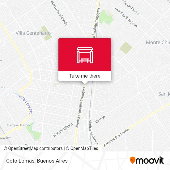 Coto Lomas map
