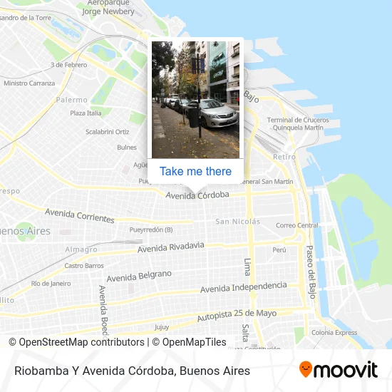 Riobamba Y Avenida Córdoba map