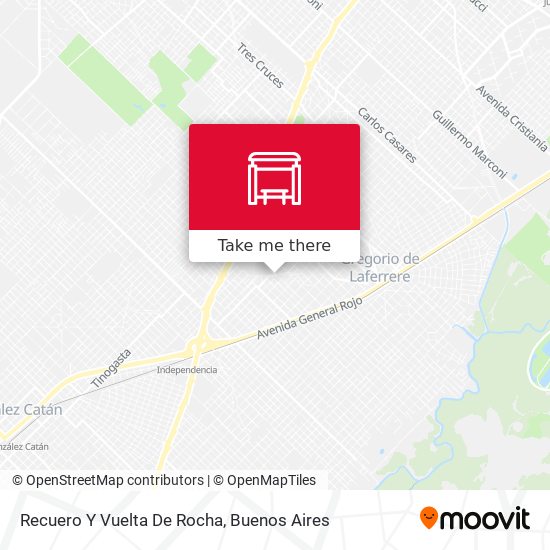 Recuero Y Vuelta De Rocha map