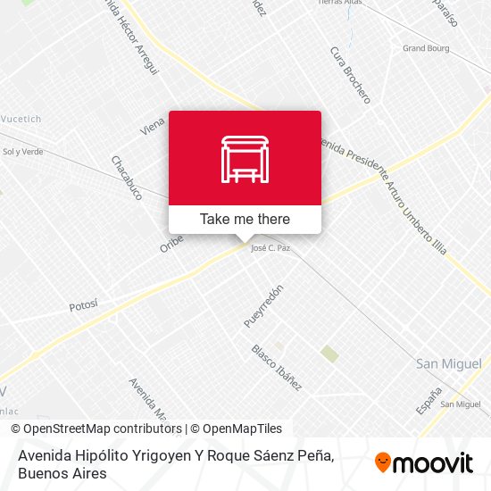 Avenida Hipólito Yrigoyen Y Roque Sáenz Peña map