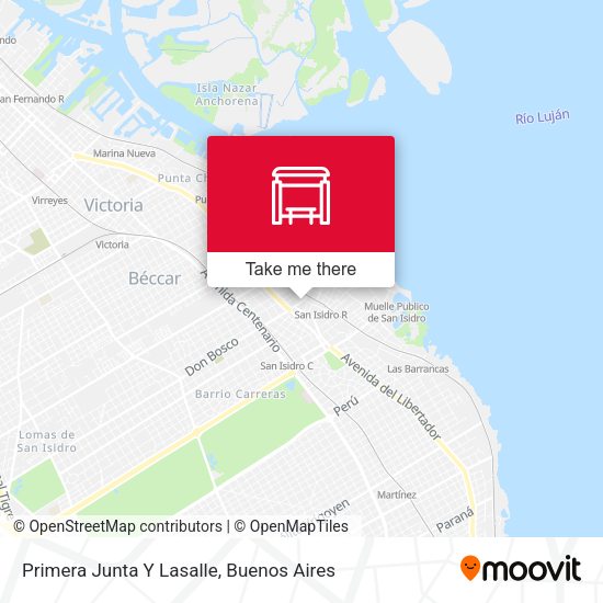 Mapa de Primera Junta Y Lasalle