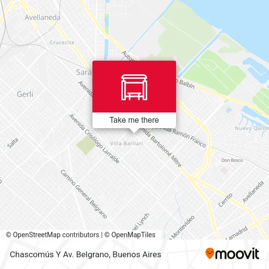 Chascomús Y Av. Belgrano map