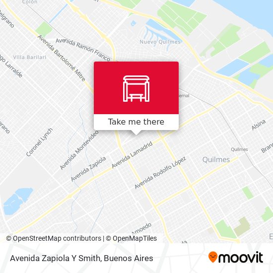 Mapa de Avenida Zapiola Y Smith