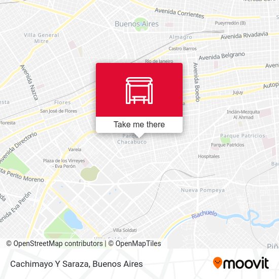 Cachimayo Y Saraza map
