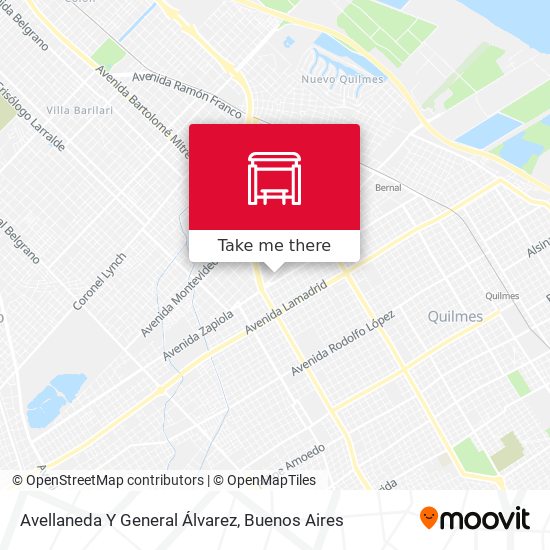 Avellaneda Y General Álvarez map