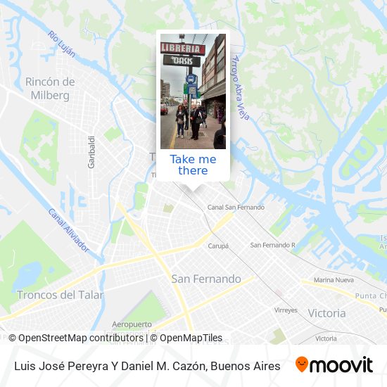 Mapa de Luis José Pereyra Y Daniel M. Cazón