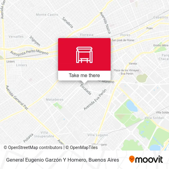 General Eugenio Garzón Y Homero map